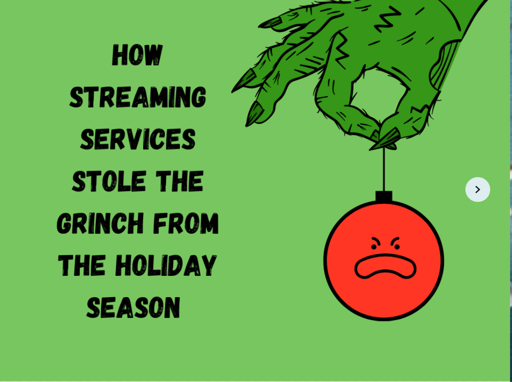 Streaming Service graphic image created by Olivia Bowman.