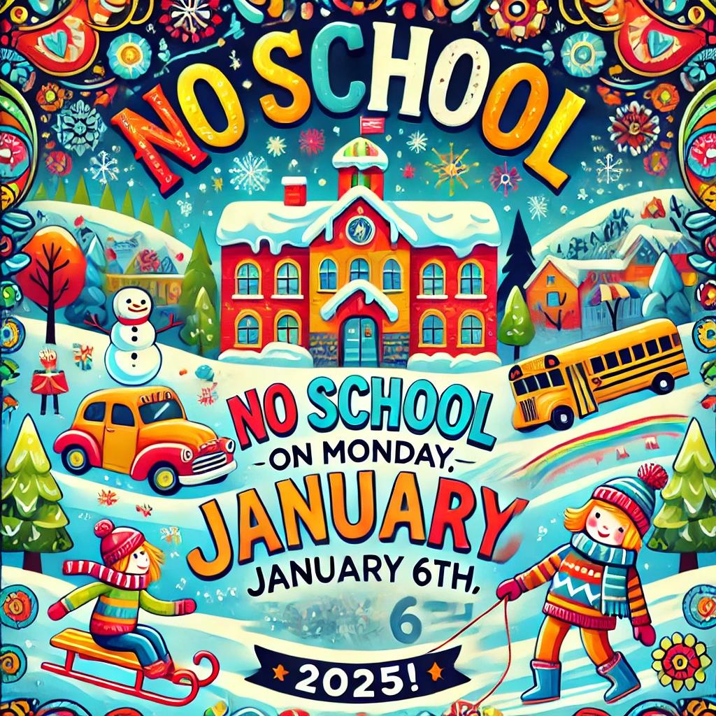 No School Announcement image was generated using ChatGPT AI tools. 