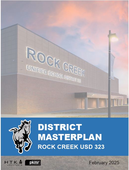 Strategic Plan Outlined. The cover of the 69 page report that explores the future of Rock Creek that should serve as a guide for our community to understand where and how we could best move forward and invest in our school.