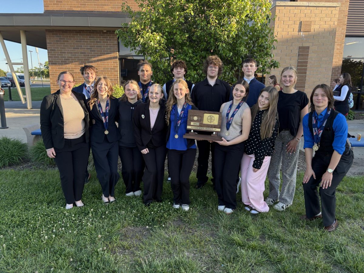 Front Row, left to right:  Frankie Webster, Briana Linville, Elliana Kufahl, Piper Allen, Candence Jacques, Lidia Honeywell, Delilah Hunter
Back Row, left to right:  Luke Ruhnke, Isaiah Cazee, Zane Dubiel, Devin Fleming, Owen Miller, Halle Reitz, Jackson McCann